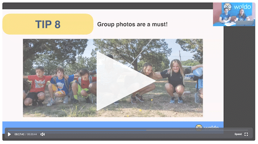Preview of the summer camp photography tips webinar