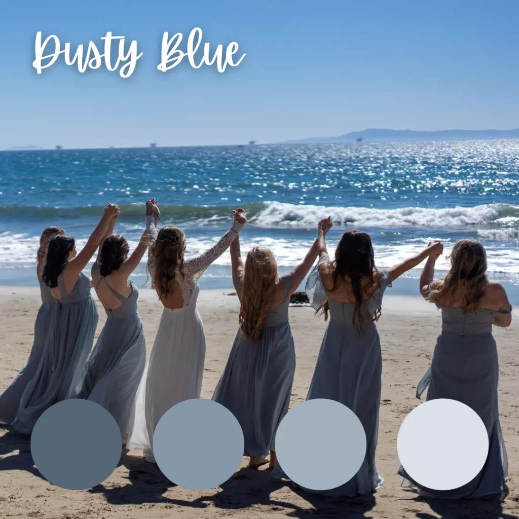 Dusty Blue Wedding Colors 