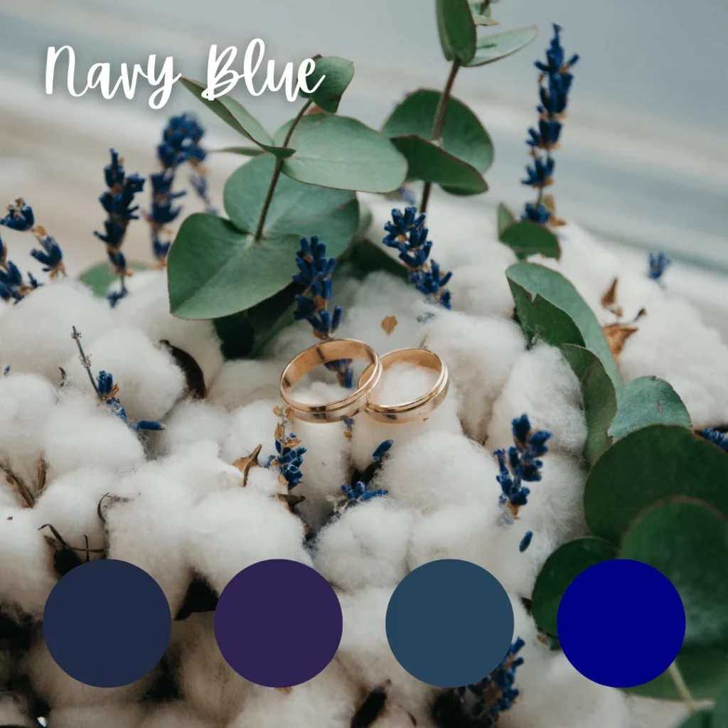 Navy Blue wedding colors 