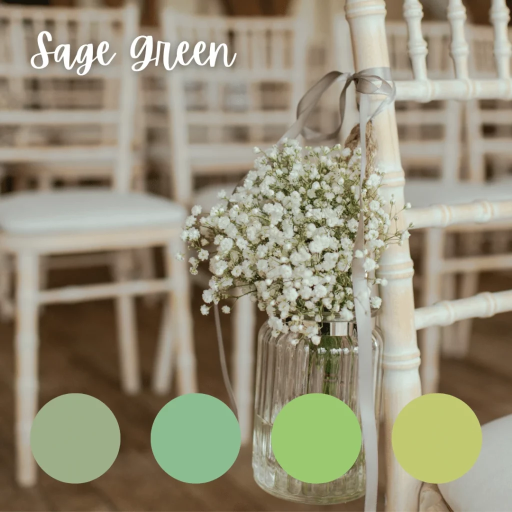 Sage green Wedding Colors 