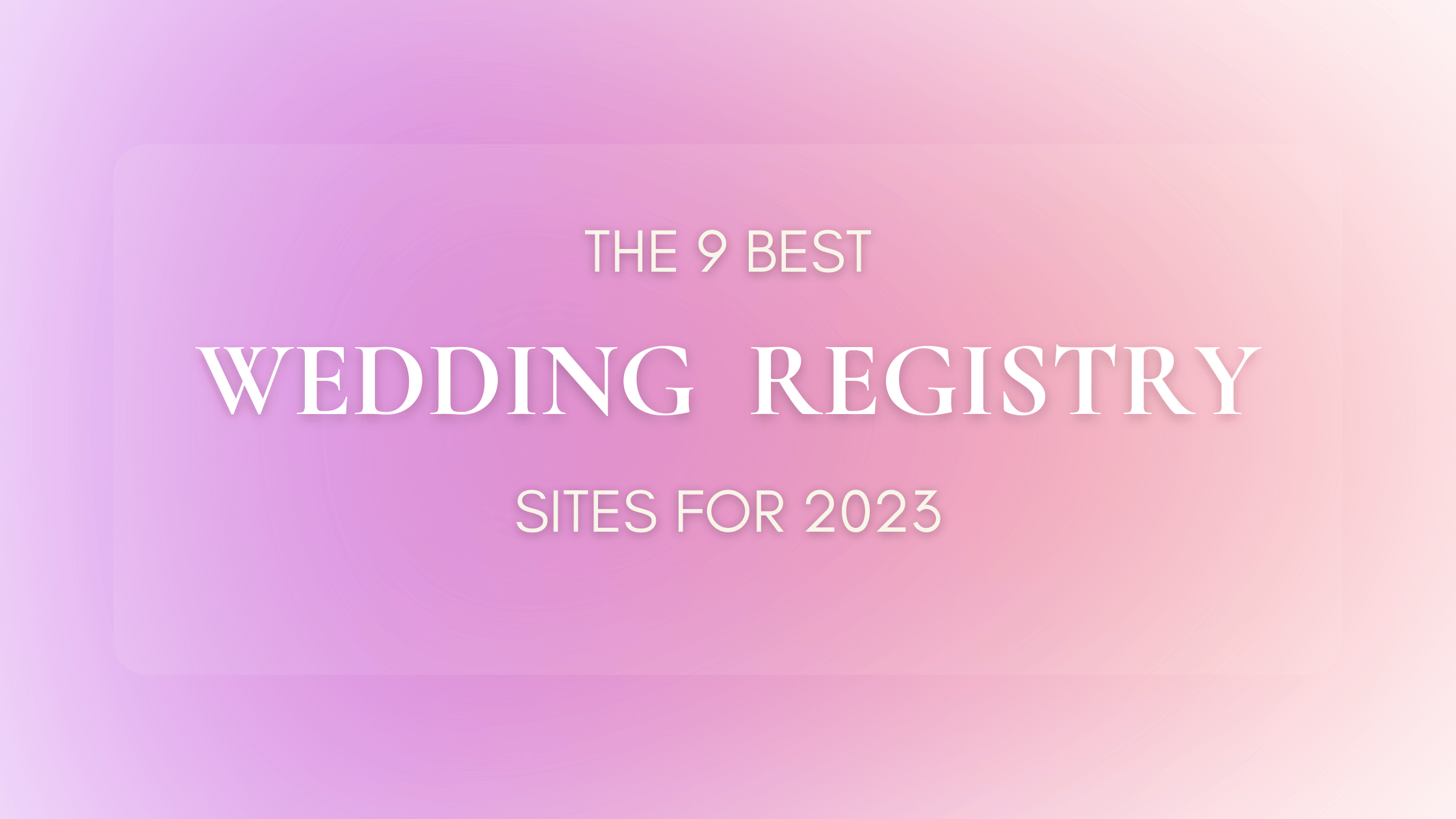 Top 130 Wedding Registry Ideas for 2023 (For Every Budget!) - Zola Expert  Wedding Advice
