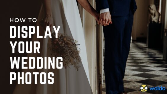 how to display wedding photos